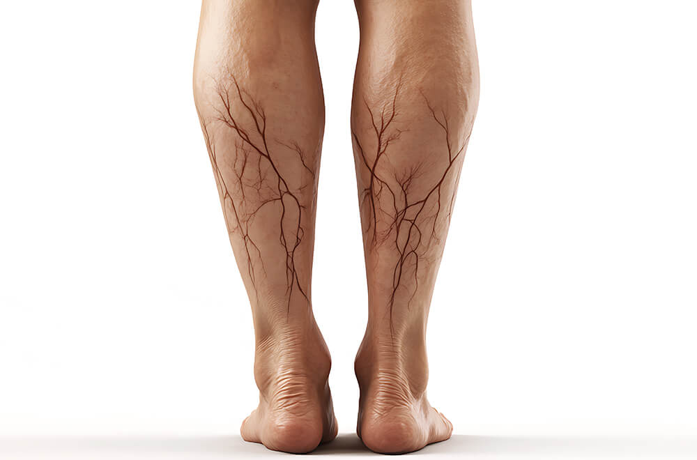 what are visible blue veins on legs and pain free treatment for them featured image — Prof. Dr. Imtiaz Ahmad, interventional radiologist in Pakistan